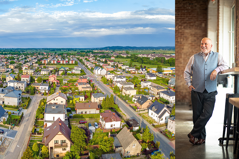 John Marion with single family houses